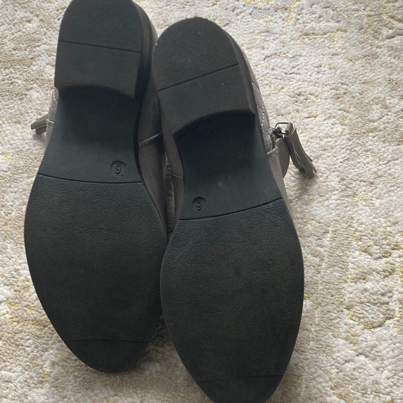 Gray Quilted Ankle Boots - Picture 5 of 7